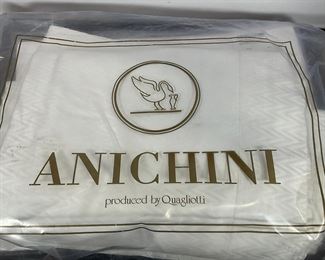 Anchini Silk Duvet Cover - Chevron Pattern