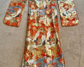 Vintage Japanese Wedding Kimono 