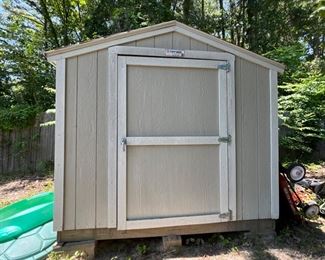 Tuff Shed building - you must move