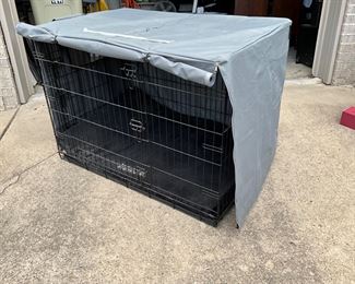XL large dog kennel with cover and Kong pad