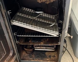 Inside of mastetbilt smoker