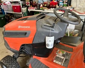 Garage - Husqvarna riding mower