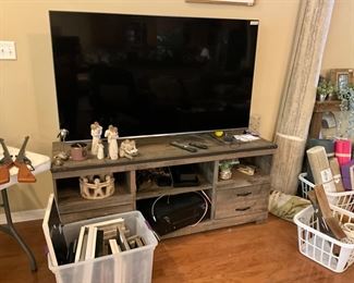 Tv, devor, large entertainment cabi