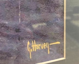 Artist G. Harvey (Gerald Harvey Jones) - Harvey is not only an extraordinary painter, but an accomplished sculptor.