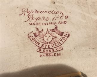 John Steventon & Sons platter - made in England