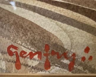 Watercolor by the late Tylerite A.C. Gentry