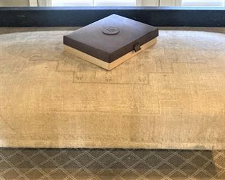 Great ottoman . . .could be a coffee table