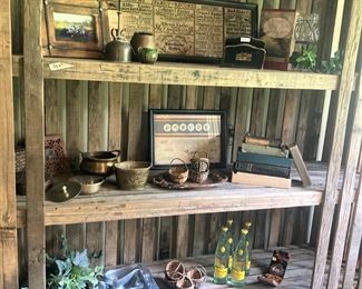 Another consigned rustic shelving unit