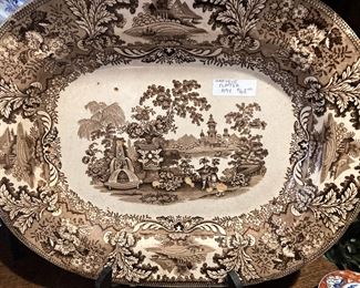 Antique platter - Florence