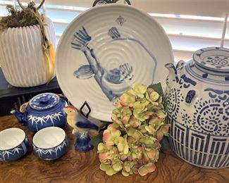 Blue & white selections