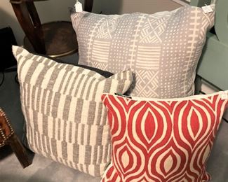 More decorative pillows