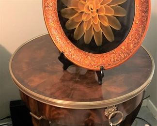 One of two Theo Alexander side tables