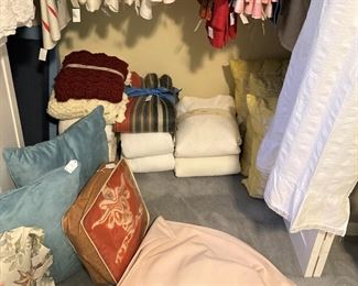 Pillows and blankets