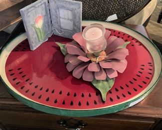 Whimsical watermelon tray