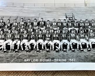 Baylor football team - Spring 1952