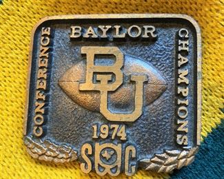 Baylor medallion paperweight - 1974 SWC Champions