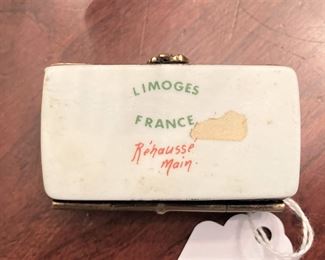 Hinged box from Limoges France