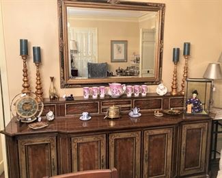Lovely buffet/server; large mirror