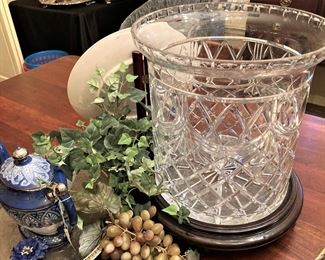 Extra large crystal vase