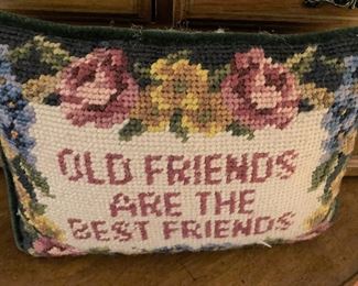 "Old friends are the best friends."