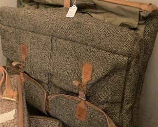 Vintage Hartmann tweed luggage