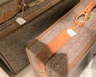 Vintage Hartmann tweed luggage