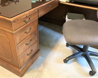 "L"-shaped desk; (office chair NOT included)