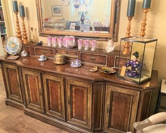 Lovely buffet/server; large mirror