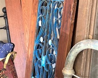 Door with decorative insert