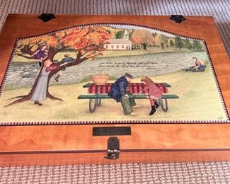 Wooden box  " .  .  .  go home to your family and tell them how much the Lord has done for you. Mark 5:19"