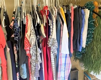 Children's clothes .  .  . including a grass skirt!