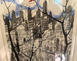 Watercolor of Central Park 