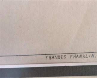 Artist Frances Franklin