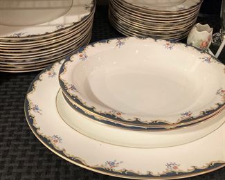 Wedgwood "Chartley" bone china from England- 5 piece place settings for 12