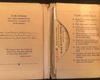 VERY old Ration Book 