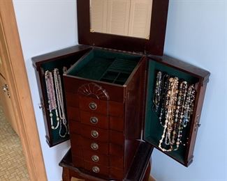 Beautiful cherry jewelry box