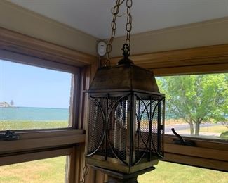 Vintage mid century hanging lamp