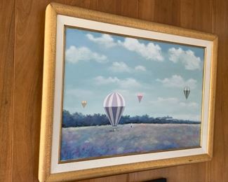 Art, hot air balloons 