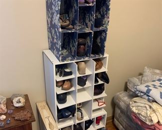 Shoe racks, shoes