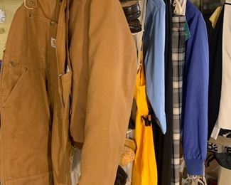 Car Hart overalls and jacket 