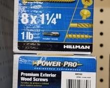 wood screws