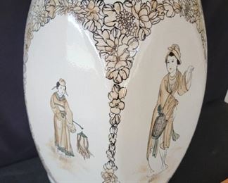 Porcelain garden stool