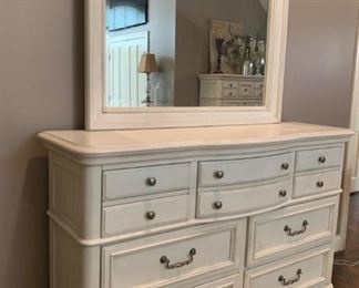Dresser and mirror
