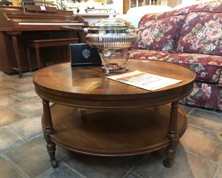 Vintage Heritage round coffee table.