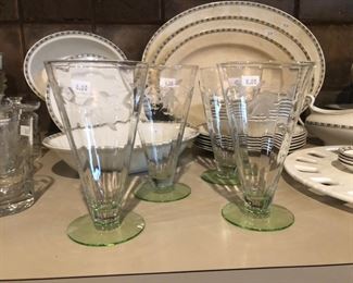 green footed glasses