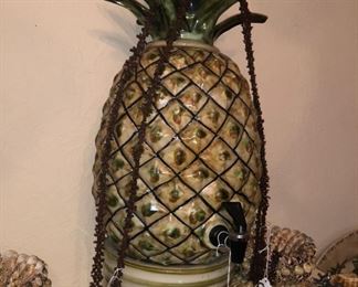 Wondeful pineapple drink dispenser