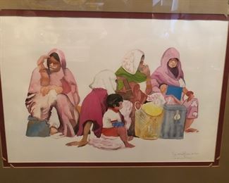Watercolor by Kingsville, Texas artist Dolores Price - signed & numbered