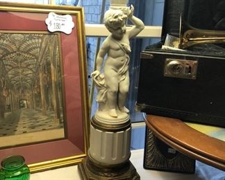 We have a pair of these elegant figural table lamps