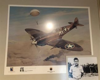 "American Fighter Aces" signed by pilot
