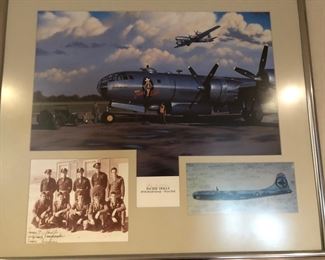 "Pacific Dolls" 497th Bomb Group "Texas Doll" pilot signed